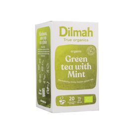 Dilmah Dilmah Green Tea With Mint Bio (20 zakjes)