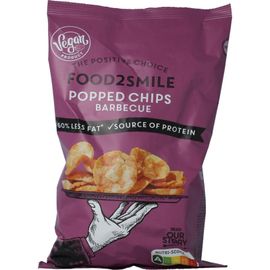 Food2Smile Food2Smile Popped Chips Barbecue (90 gr)