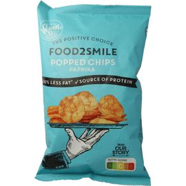 Food2Smile Food2Smile Popped Chips Paprika (90 gr)