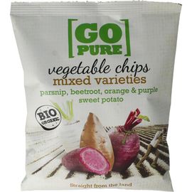Go Pure Go Pure Chips Groente Bio (90 gr)