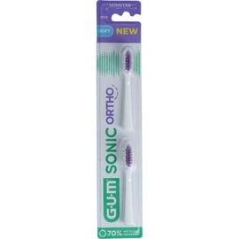 GUM GUM Sonic Ortho Batterij Tandenborstel Refill (1 stuk)
