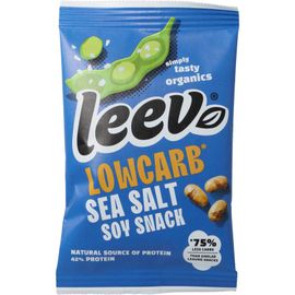 Leev Leev Bio Lowcarb Snack Soyabonen Met Zeezout (45 gr)