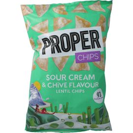 Proper Chips Proper Chips Chips Sour Cream & Chive Flavour (85 gr)