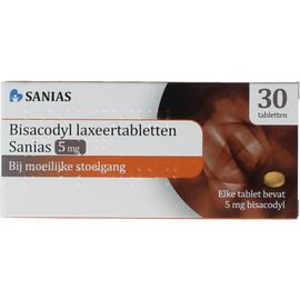 Sanias Sanias Bisacodyl 5Mg (30 tabletten)