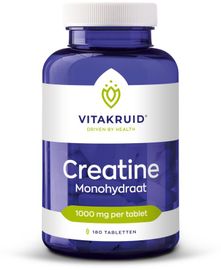 Vitakruid Vitakruid Creatine Monohydraat 1000Mg (180 tabletten)