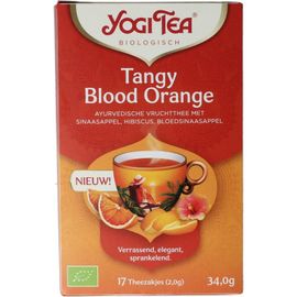 Yogi Tea Yogi Tea Tea Tangy Blood Orange Bio (17 zakjes)