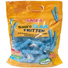 Suntjens Suntjens Zure Blauwe Frieten (1000 gr)
