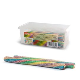 Suntjens Suntjens Zure Regenboogkabel - Aardbei- & Vanillesmaak (320 gr)