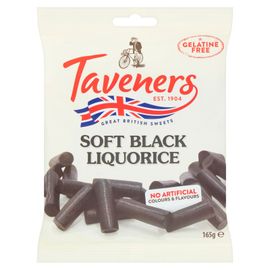 Taveners Taveners Taveners Black Soft Eating Liquorice (165 gr)