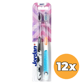 Jordan 12x Jordan Tandenborstel Individual Reach Soft 2-pack (1 set)