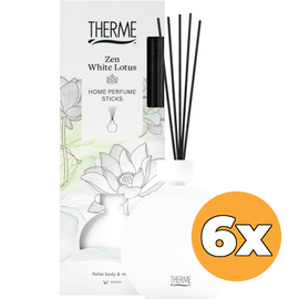 Therme 6x Therme Home Perfume Sticks Zen White Lotus (150 ml)