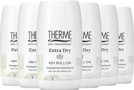 Therme 6x Therme Extra dry anti transpirant zen white lotus roller (60 ml)