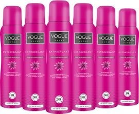 Vogue Women 6x Vogue Women Parfum deodorant extravagant (150 ml)