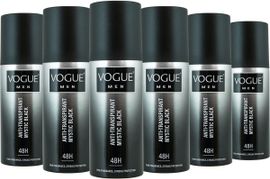 Vogue Men 6x Vogue Men Mystic Black Anti-Transpirant (150 ml)
