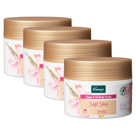 Kneipp 4x Kneipp Body scrub sugar & oil soft skin (220 gr)