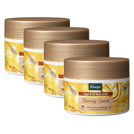 Kneipp 4x Kneipp Body scrub sugar & oil beauty geheimen (220 gr)
