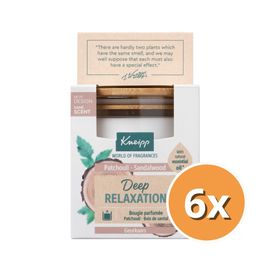 Kneipp 6x Kneipp Geurkaars Sandelwood Patchouli (145 gr)