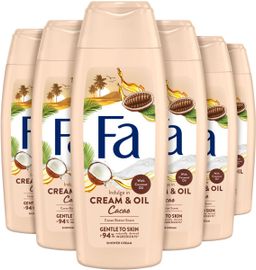 Fa 6x Fa Douche creme & oil (250 ml)