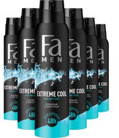 Fa 6x Fa Men deodorant spray extreme cool (150 ml)