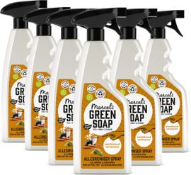 Marcel's Green Soap 6x Marcel's Green Soap Allesreiniger spray sandelhout & kardemom (500 ml)