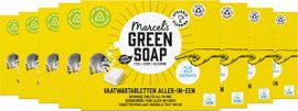 Marcel's Green Soap 8x Marcel's Green Soap Vaatwastabletten Grapefruit & Limoen All-In-One (25 stuks)