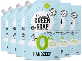 Marcel's Green Soap 6x Marcel's Green Soap Handzeep 0% Navulling (500 ml)