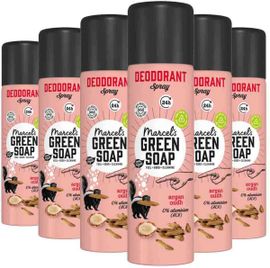 Marcel's Green Soap 6x Marcel's Green Soap Deospray argan Oudh (150 ml)