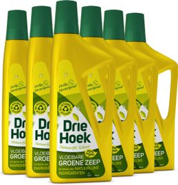 Driehoek 6x Driehoek Vloeibare Groene Zeep (725 ml)