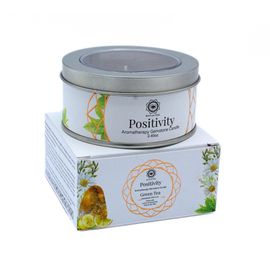 Green Tree Green Tree Gemstone Candle Positivity Green Tea (70 gr)