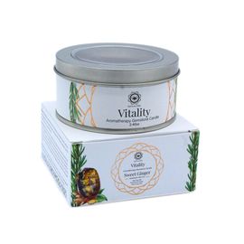 Green Tree Green Tree Gemstone Candle Vitality Sweet Ginger (70 gr)