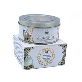 Green Tree Green Tree Gemstone Candle Purification White Sage (70 gr)