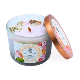 Green Tree Green Tree Gemstone Candle Love Rose (256 gr)