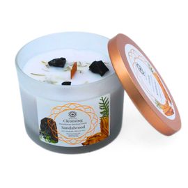 Green Tree Green Tree Gemstone Candle Cleansing Sandalwood (256 gr)