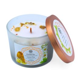 Green Tree Green Tree Gemstone Candle Positivity Green Tea (256 gr)