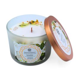 Green Tree Green Tree Gemstone Candle Spiritual Balance Jasmine (256 gr)