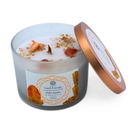 Green Tree Green Tree Gemstone Candle Good Energy Palo Santo (256 gr)