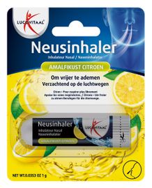 Lucovitaal Lucovitaal Neusinhaler Vrijer Ademen Amalfikust Citroen (1 gr)