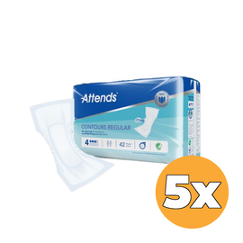 Attends 5x Attends Contours Regular 4 (42 stuks)