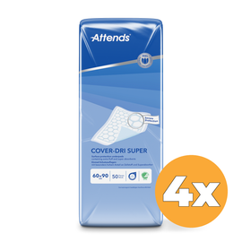 Attends 4x Attends Cover Dri+ 60 X 90 (50 stuks)