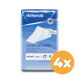 Attends 4x Attends Cover Dri Super 60 X 60 (50 stuks)