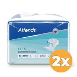Attends 2x Attends Flex 10 Maat L 85-125 Cm (22 stuks)
