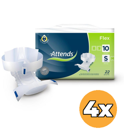 Attends 4x Attends Flex 10 maat S 60-85 cm (22 stuks)