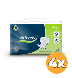 Attends 4x Attends Flex 9 Maat S (26 stuks)