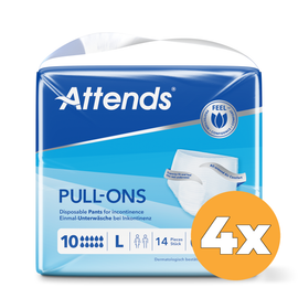 Attends 4x Attends Pull-Ons 10 Maat L (14 stuks)