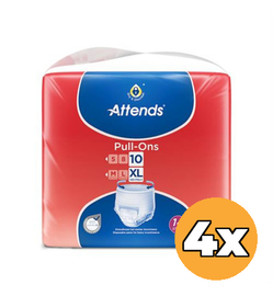 Attends 4x Attends Pull-ons 10 maat XL (14 stuks)