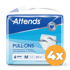 Attends 4x Attends Pull-Ons 4 Maat M (22 stuks)