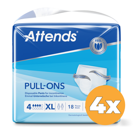Attends 4x Attends Pull-Ons 4 Maat Xl (18 stuks)