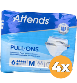 Attends 4x Attends Pull-Ons 6 Maat M (18 stuks)