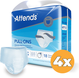 Attends 4x Attends Pull-Ons 5 Small (18 stuks)