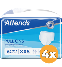 Attends 4x Attends Pull-Ons 6 Maat Xxs (21 stuks)